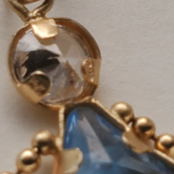 14kt girl topaz charm - Picture 3 of 5